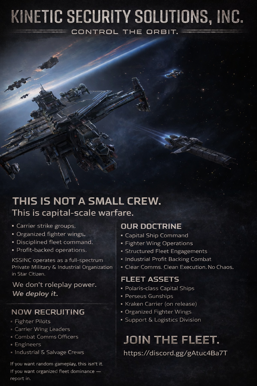 KSS Recruitment Poster