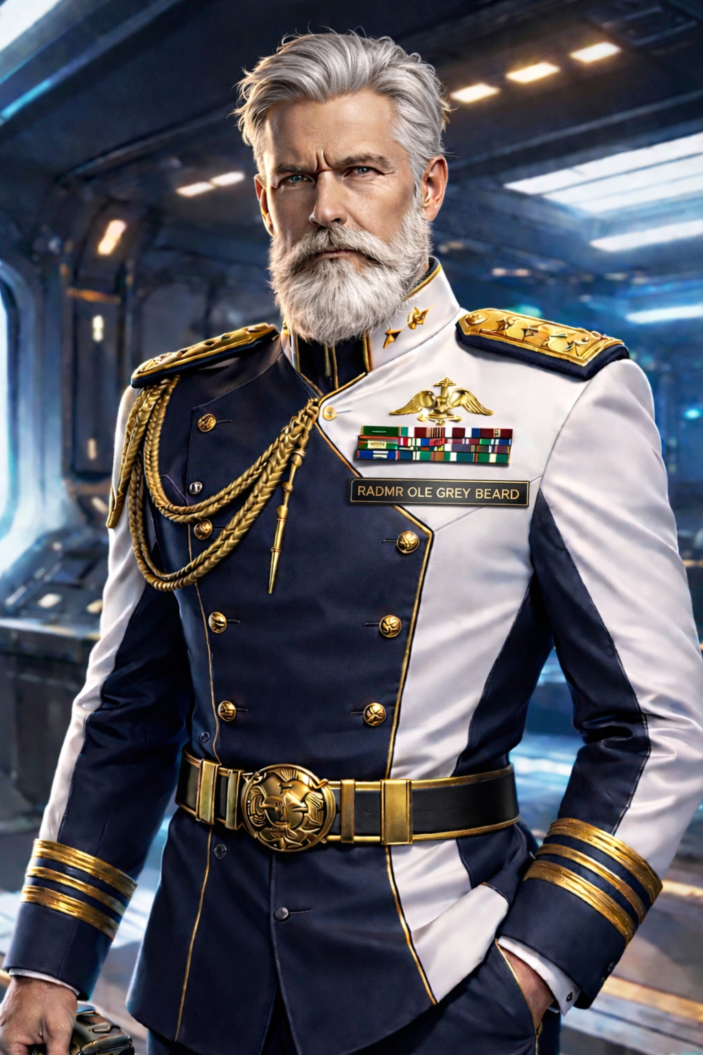 Rear Admiral Ole Greybeard